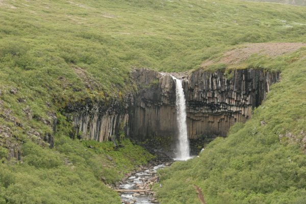 Chute de Svartifoss, Parc national de Skaftafell 