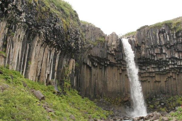 Chute de Svartifoss, Parc national de Skaftafell 