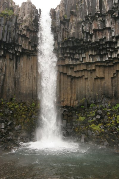 Chute de Svartifoss, Parc national de Skaftafell 