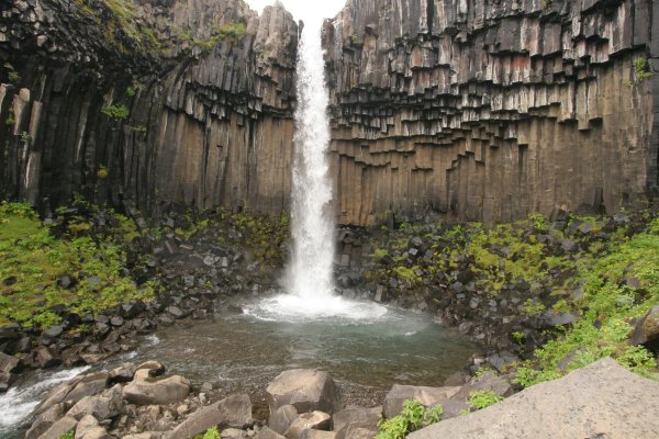 Chute de Svartifoss, Parc national de Skaftafell 