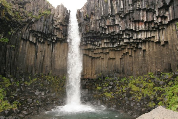 Chute de Svartifoss, Parc national de Skaftafell 